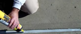 Стандартная герметизация межпанельных швов в отделке